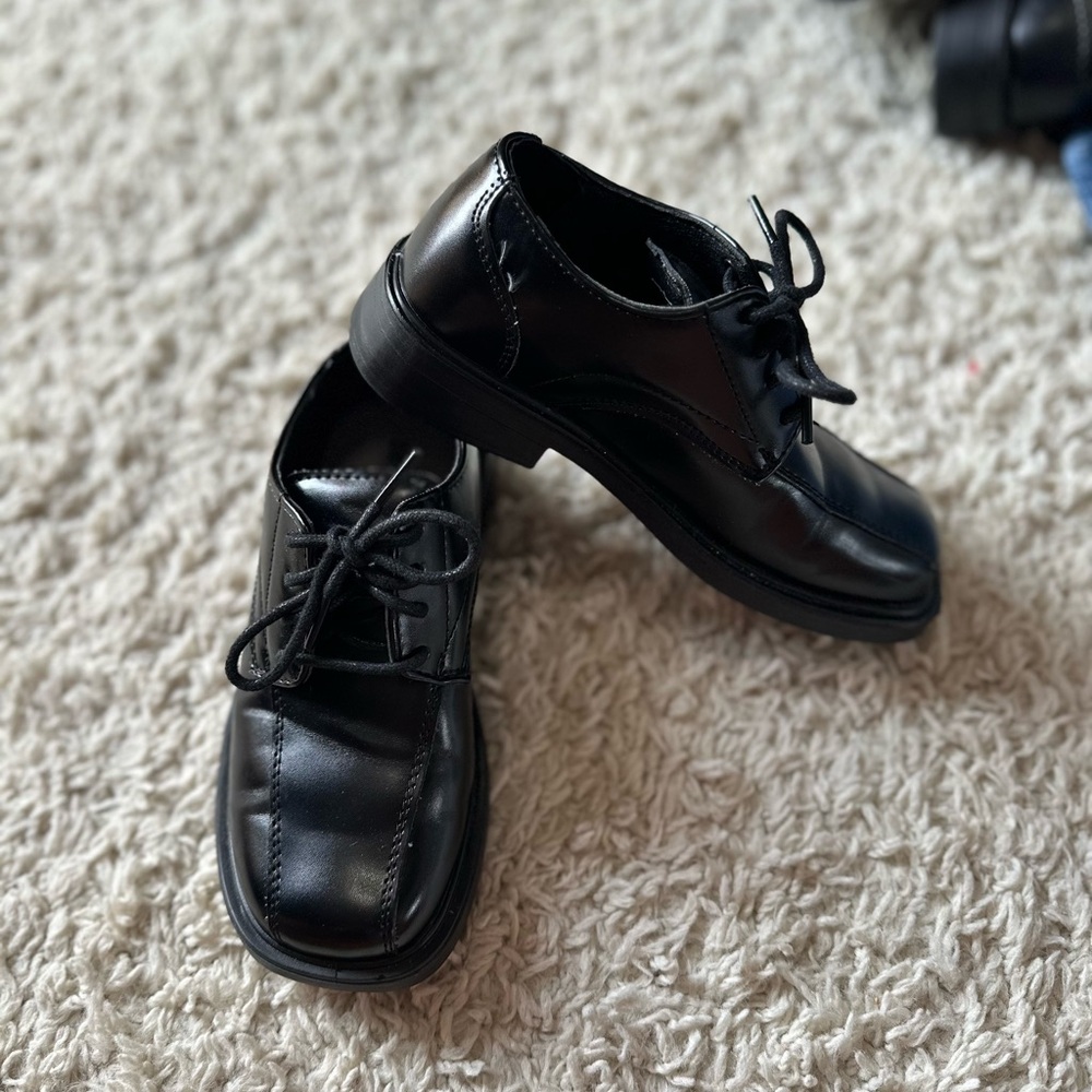 Deer Stags Black Dress Shoes Classic Design